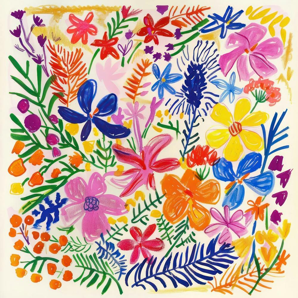 Floral Painting Matisse Style 7