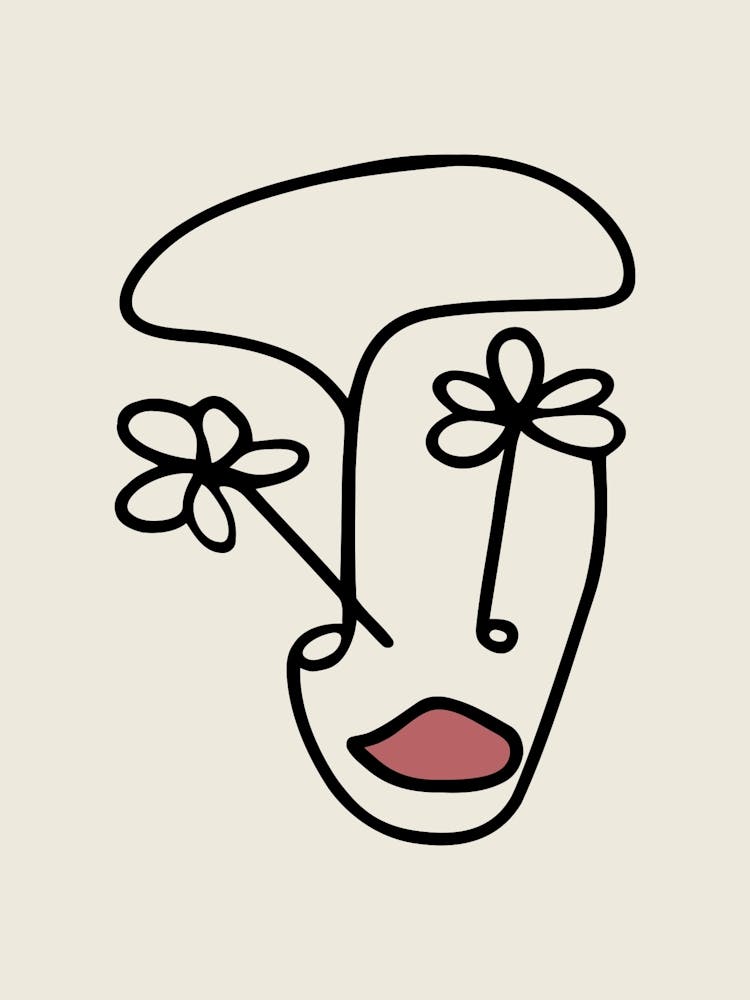 Face With Flowers