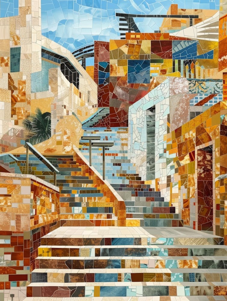 Mosaic Stairway 1