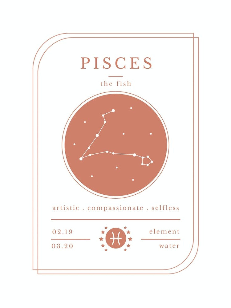 Pisces Zodiac Sign | Terracotta