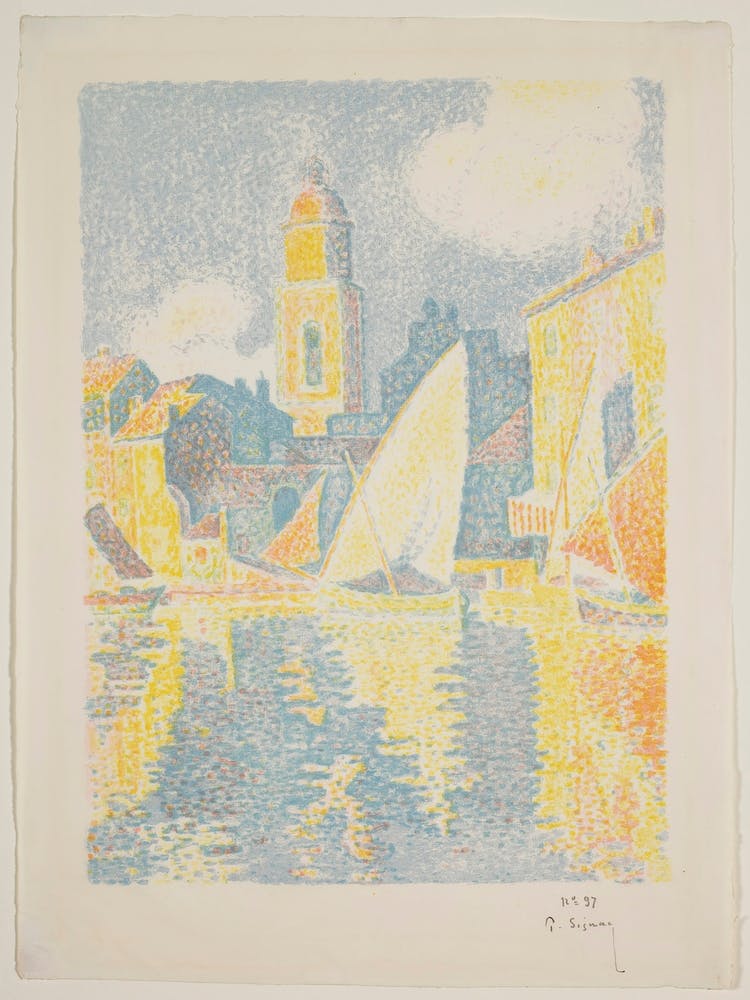The Port of St. Tropez, Paul Signac