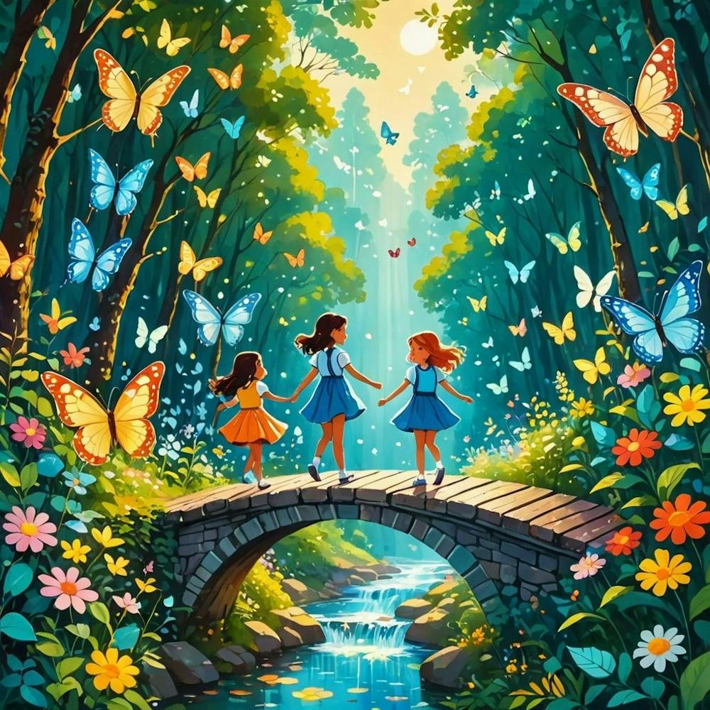 Girls In The Forest 1