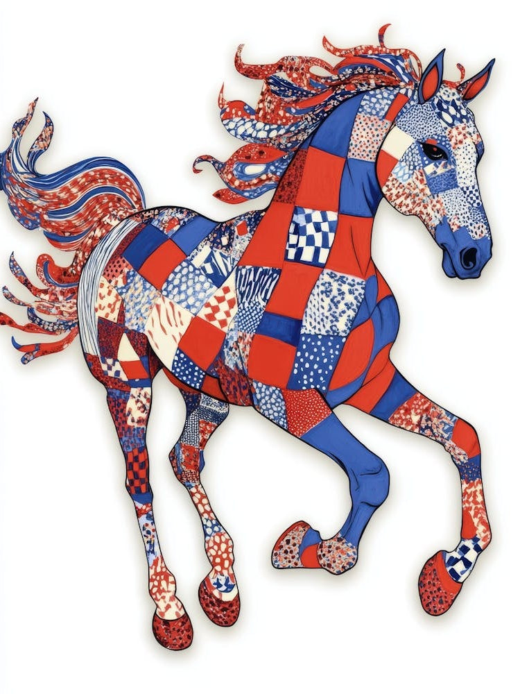 Patriotic Horse 2