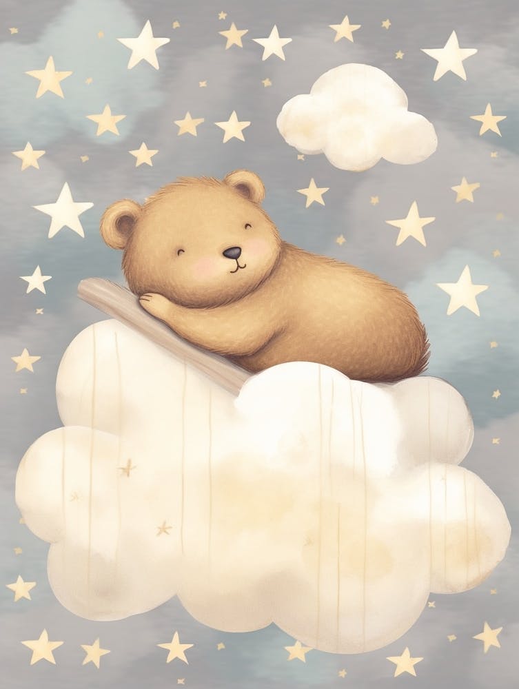 Bébé Castor Endormi 1