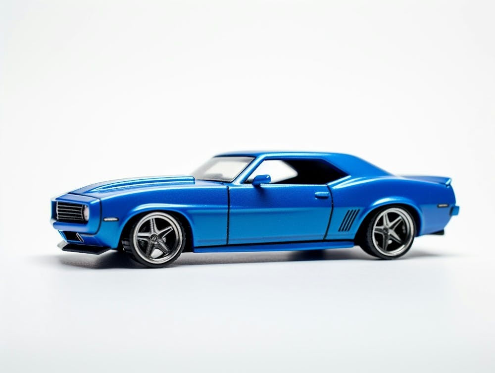 Toy Car 69 Camaro Blue