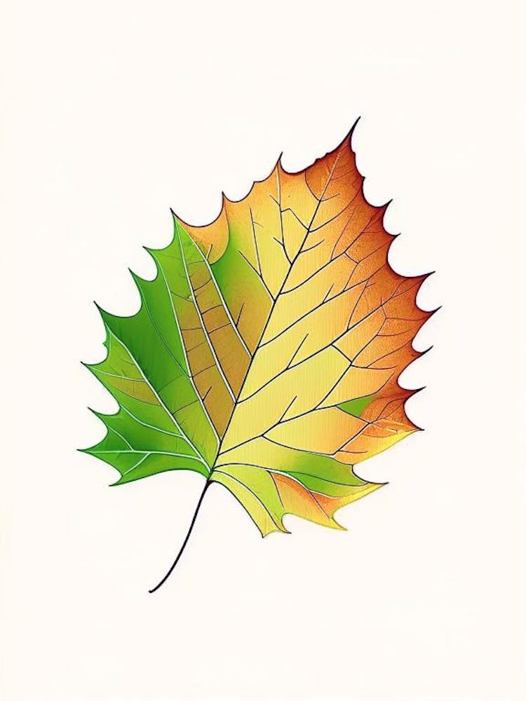 Maple Leaf Warm Tones