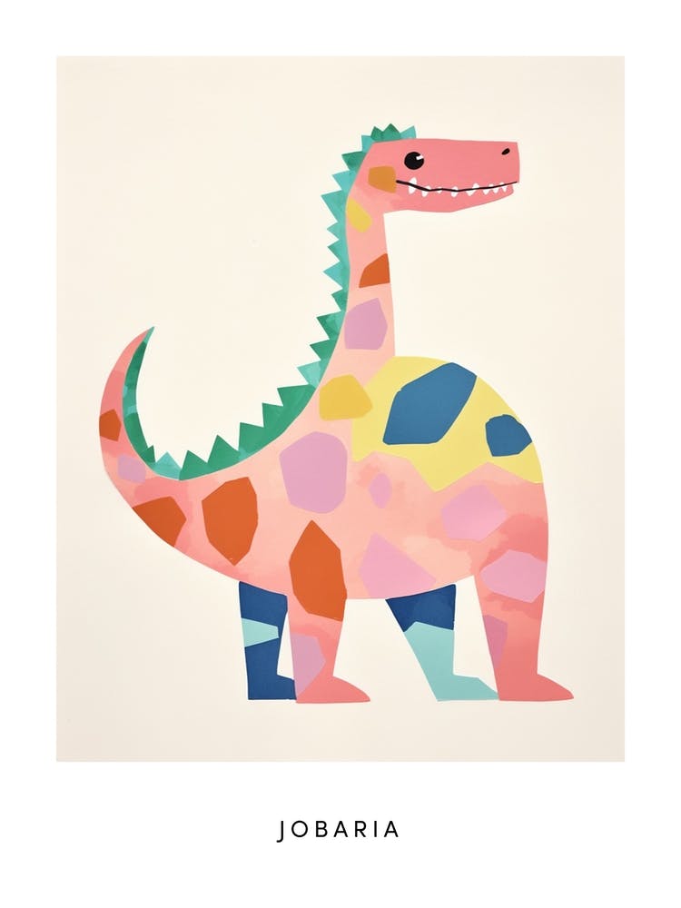 Nursery Dinosaur Art Jobaria 1 Poster