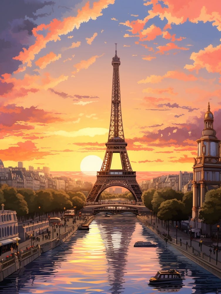 Paris Pixel Art 1