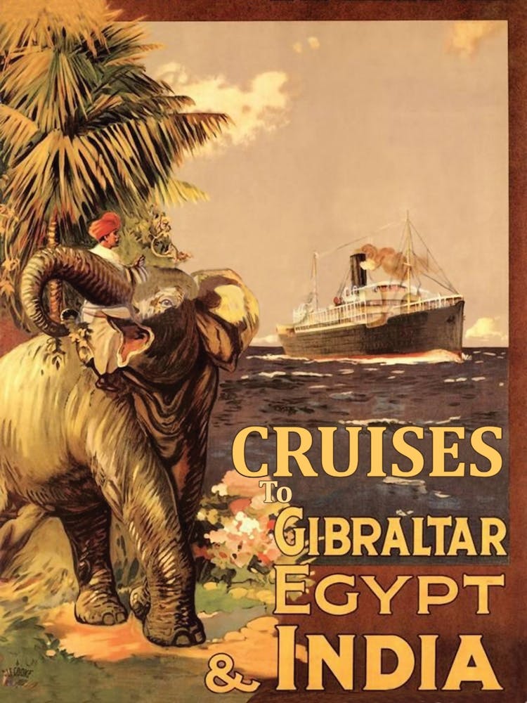 Cruises Of Gibraltar, Egypt And India