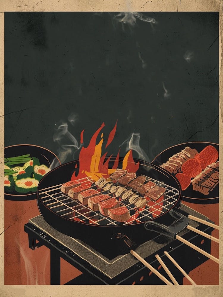 Yakiniku Mid Century Modern