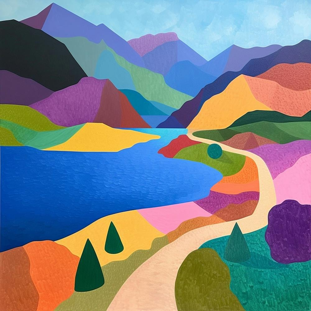 Abstract Travel Collection Queenstown New Zealand 3