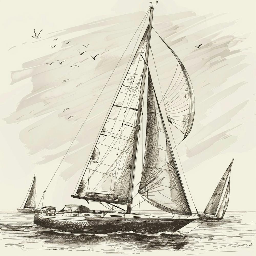 Sailboats In The Ocean 5