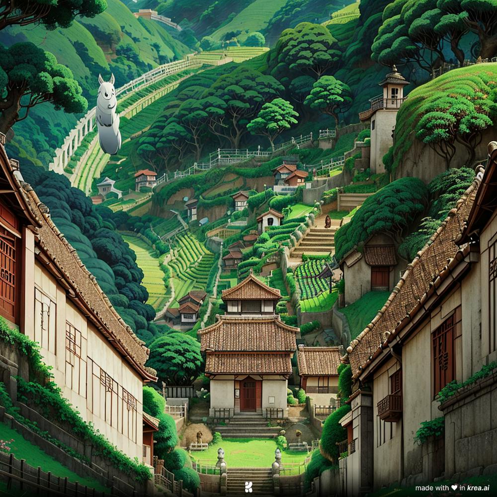 Down the valley