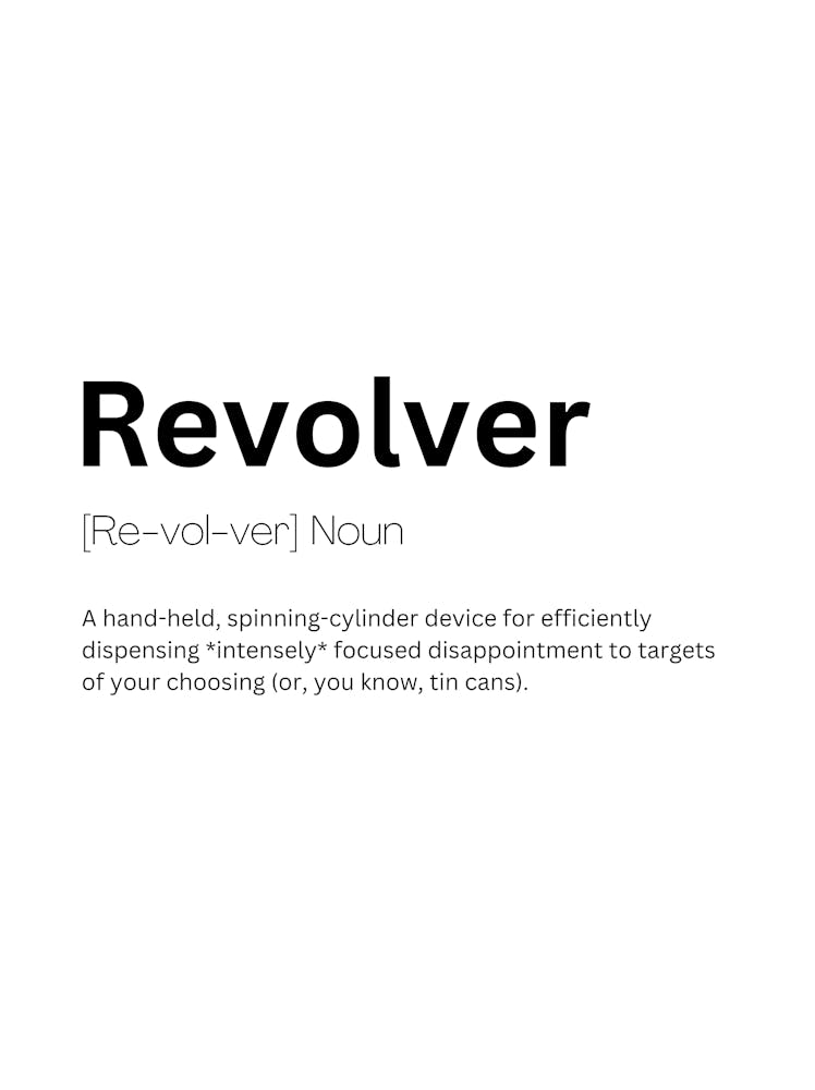 Revolver Definition Meaning