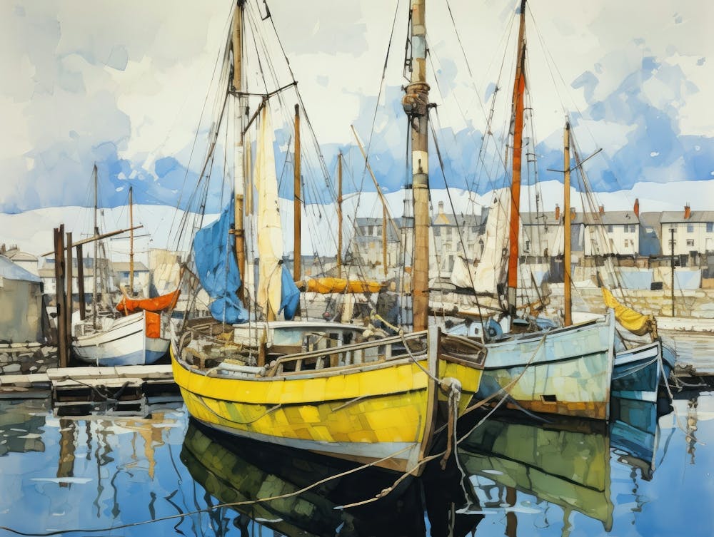 Boats In The Harbor 6