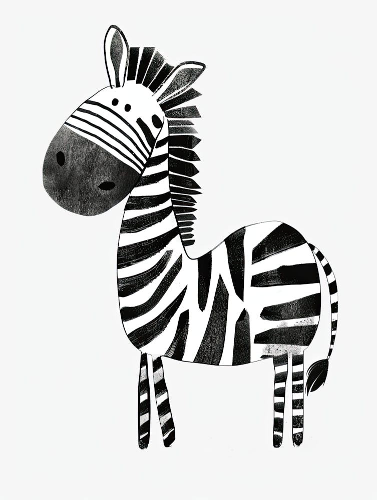 Zebra Dreams Children Prints & Kids Posters