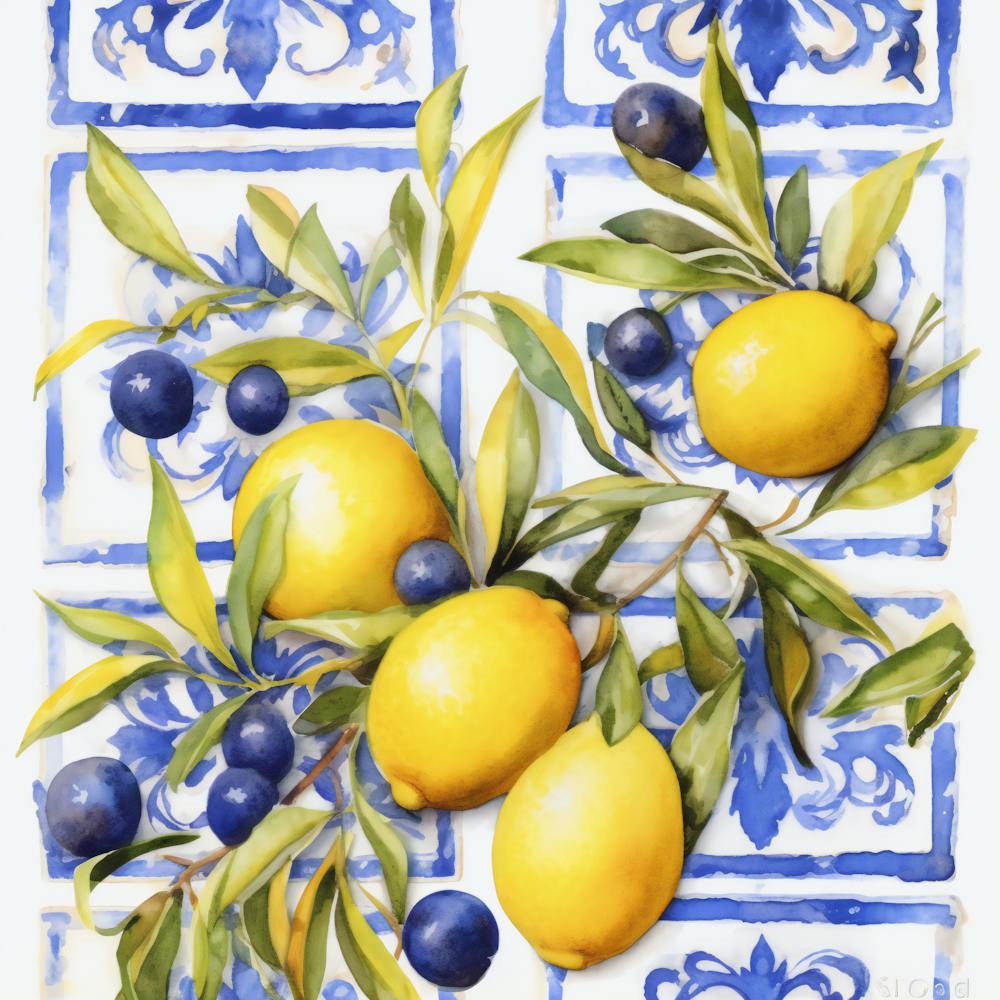 Lemons And Blueberries