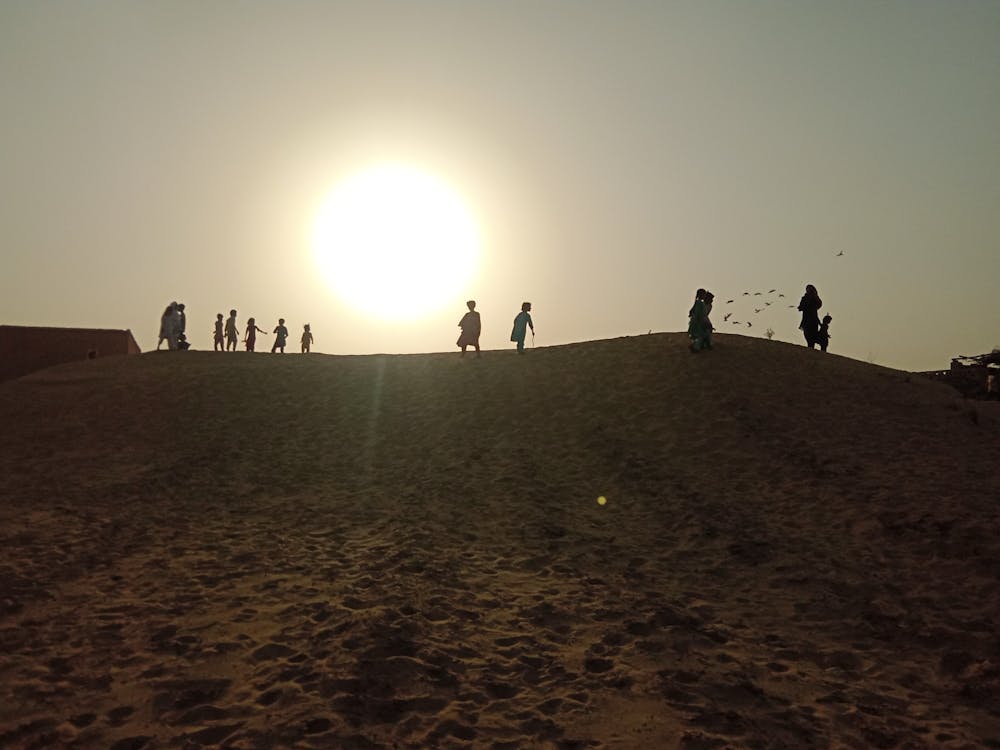 Sunset In The Desert