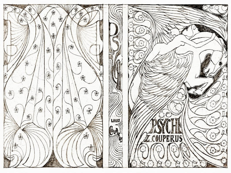 Cover Design For Louis Couperus' Psyche, Jan Toorop