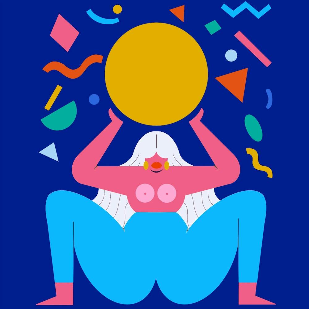 Manifest It Navy Square