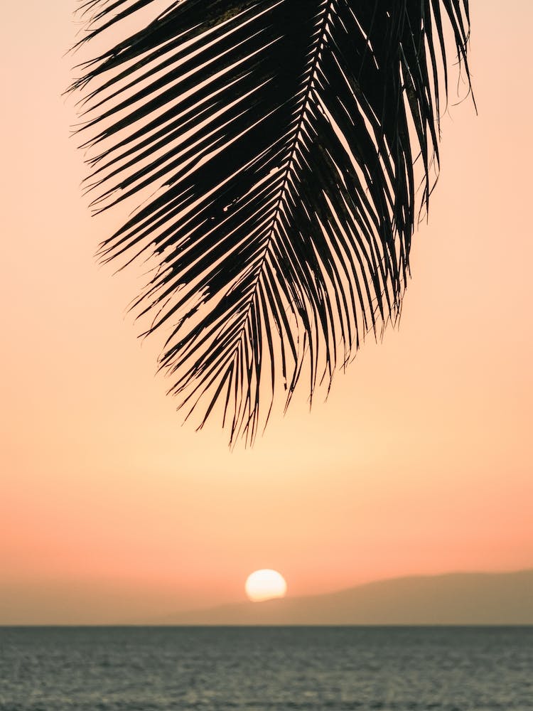 Warm Hawaii Sunset