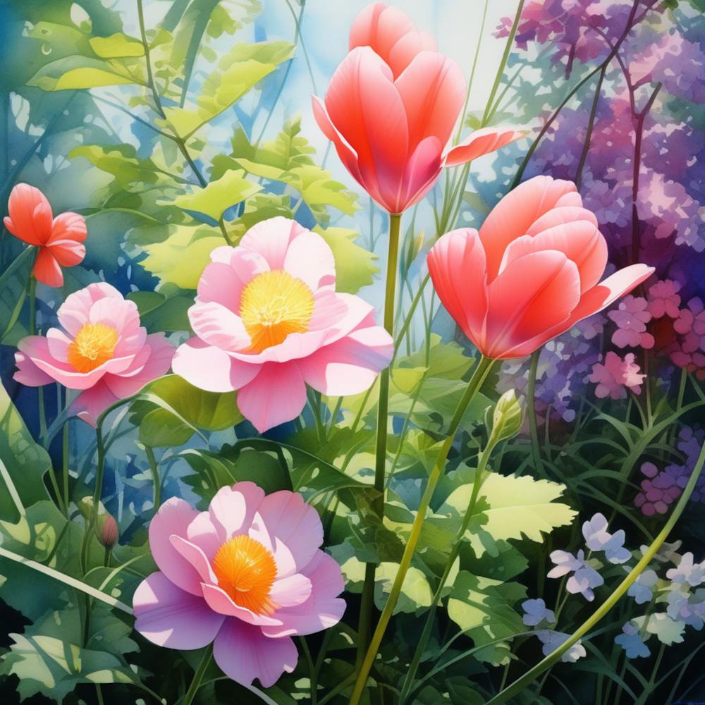 Flowers In The Garden 3