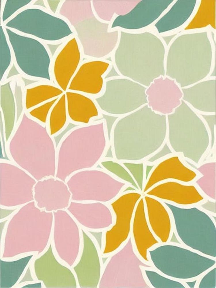 Lotus Pastel Floral 1 Flower