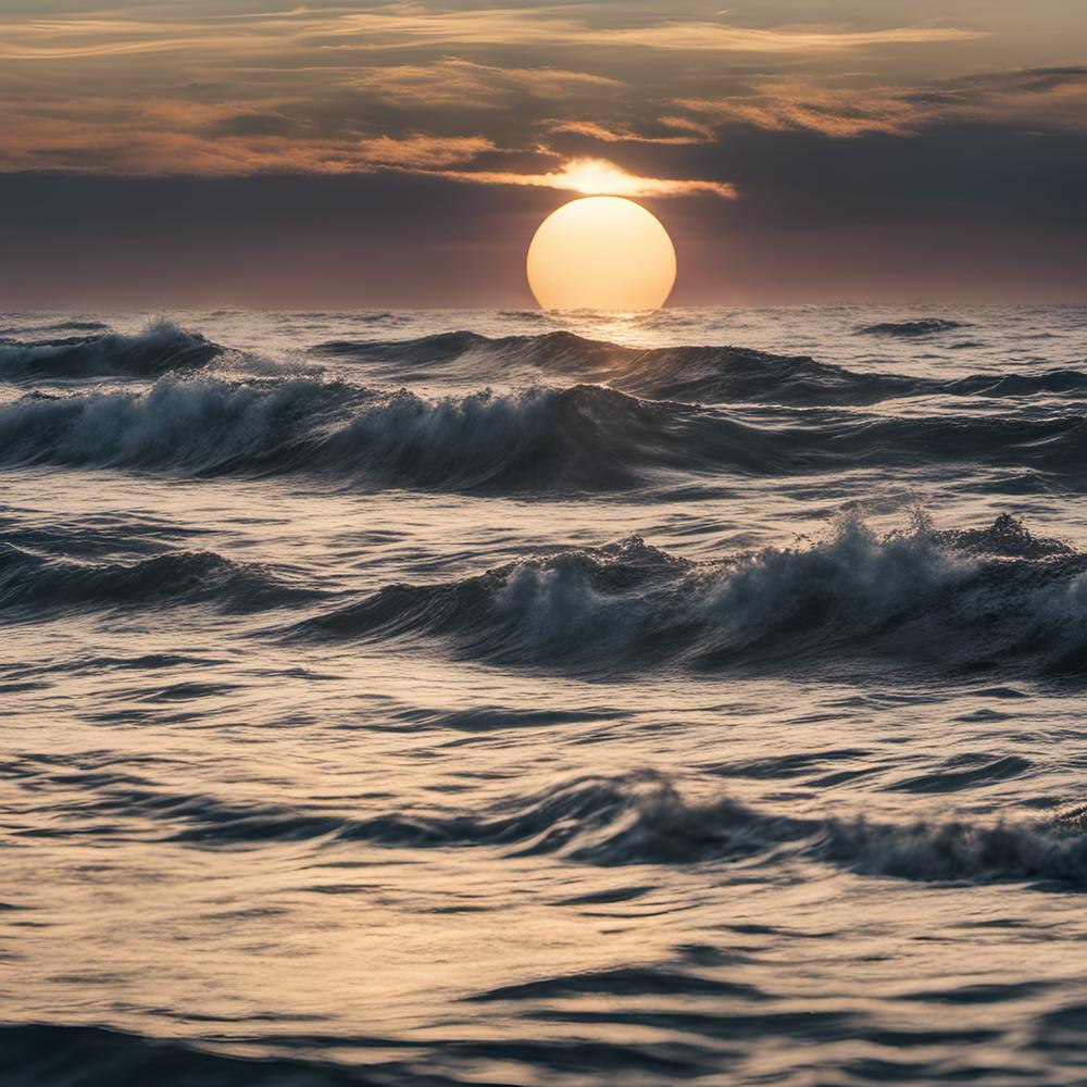 0 Soleil dans la mer Esrgan V1 X2plus