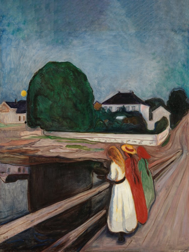The Girl On The Bridge, Edvard Munch
