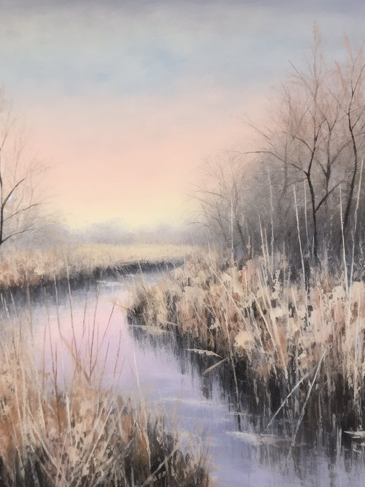 Dreamy Winter Painting The Broads England 2
