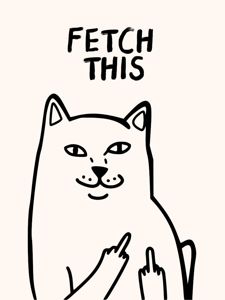Fetch This Funny Dog Print 1