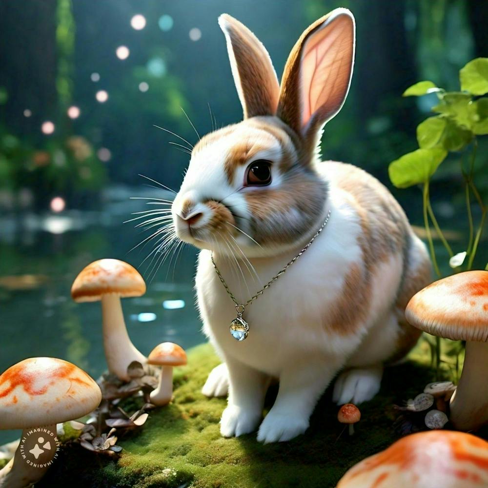 Rabbit In The Forest 1