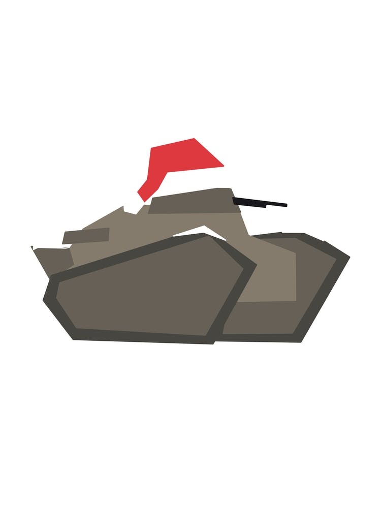 Weihnachtsrotkehlchen-Panzer