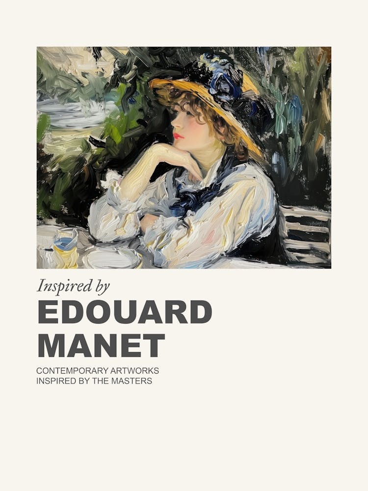 Museum Poster Inspired By Edouard Manet 2