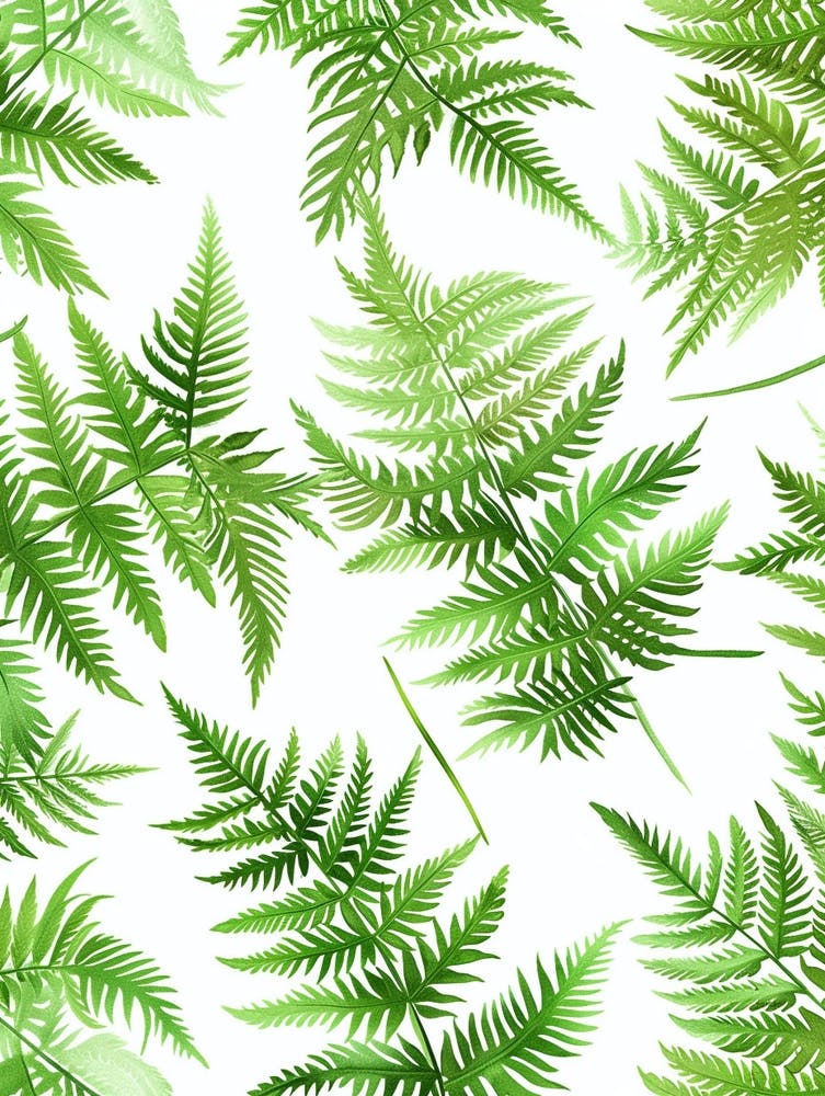 Pattern Poster Asparagus Fern 4