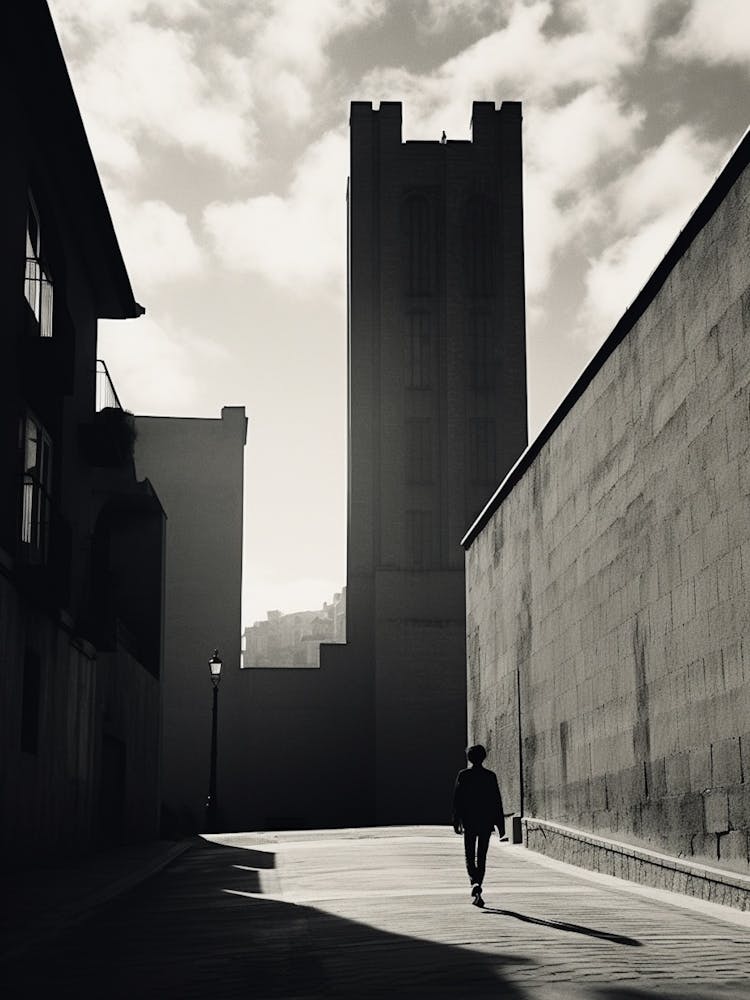 Lleida, Spain, Black And White Analogue Photography 1