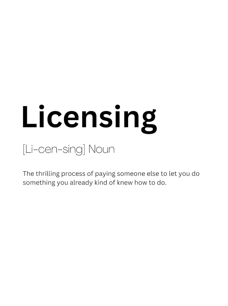 Licensing Definition Meaning