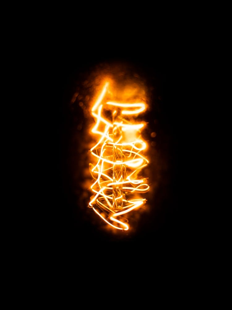 Glowing Light Bulb