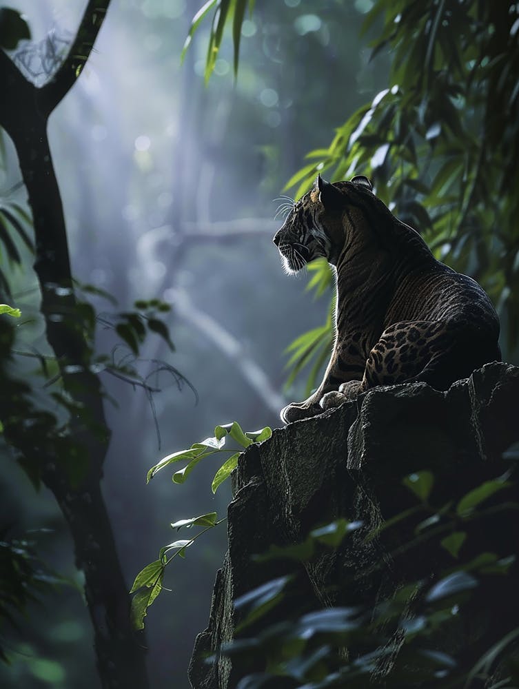 Tiger In The Jungle