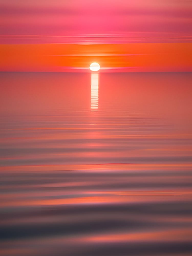 Sunset Over The Ocean 14