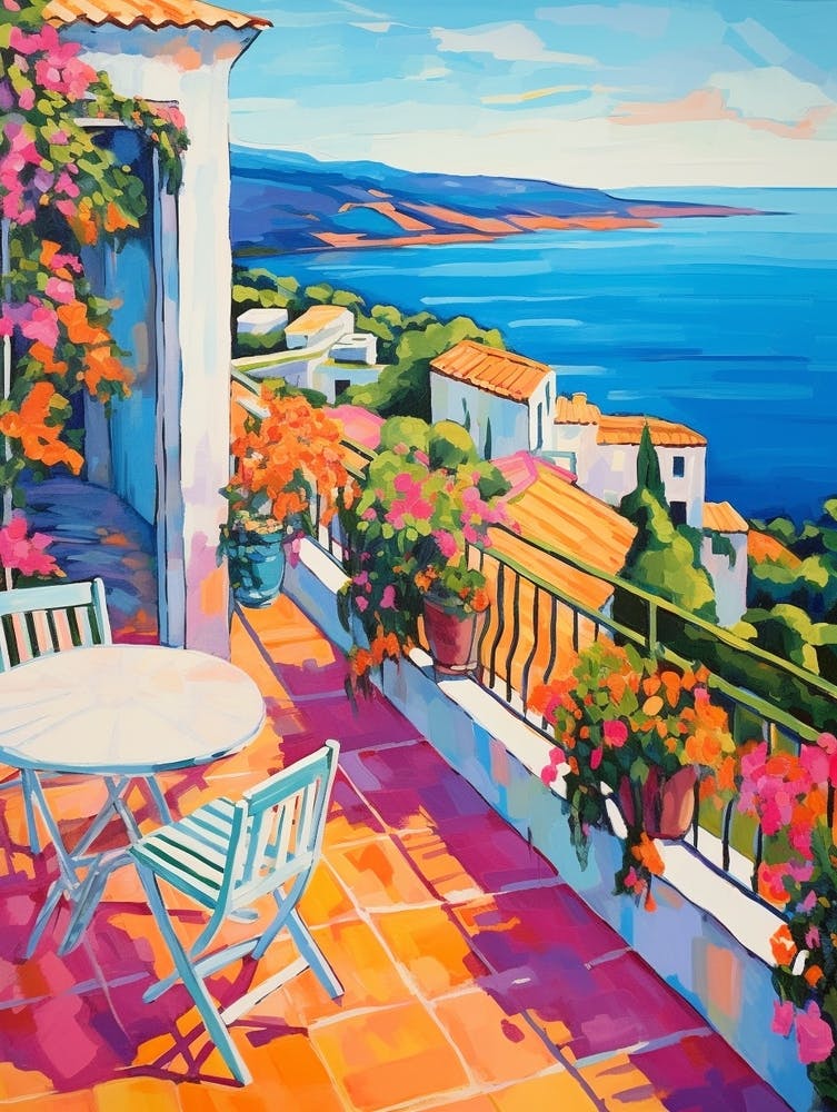 Marbella Spain 6 Fauvist Painting