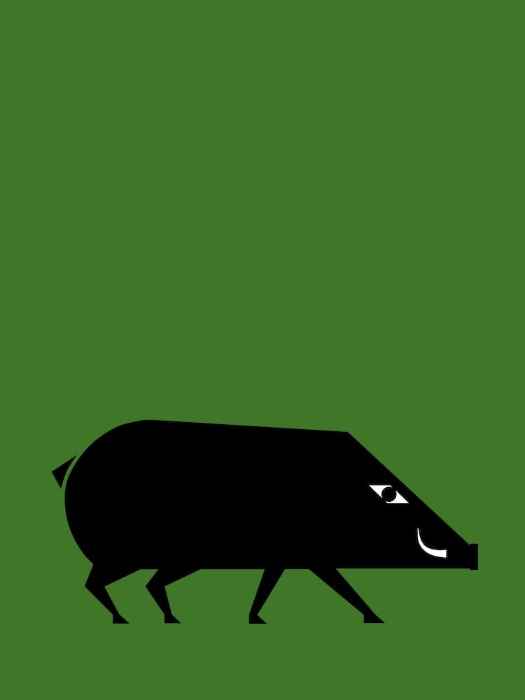 Abstract Havalina Green