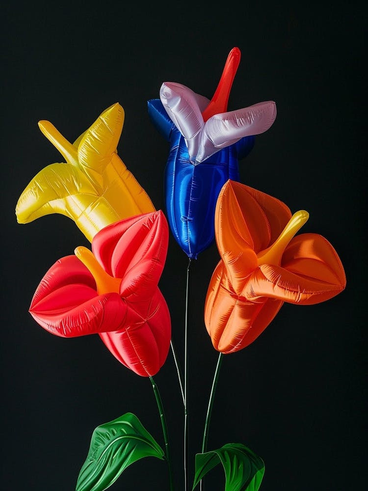 Bright Inflatable Flowers Gloriosa Lily 1