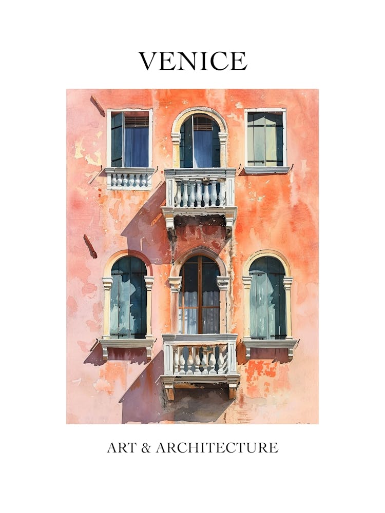 Venice Travel And Architecture Poster 4