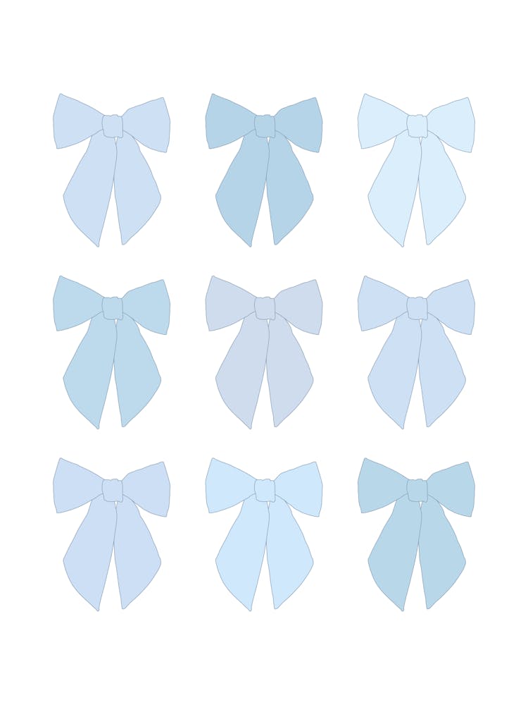 Blue Bows