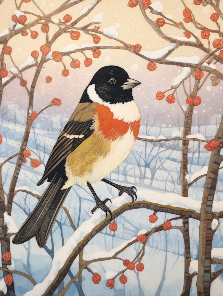 Bird Illustration Magpie 1