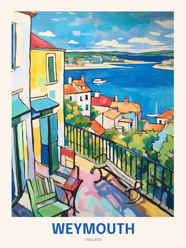 Weymouth England 2 Uk Travel Poster