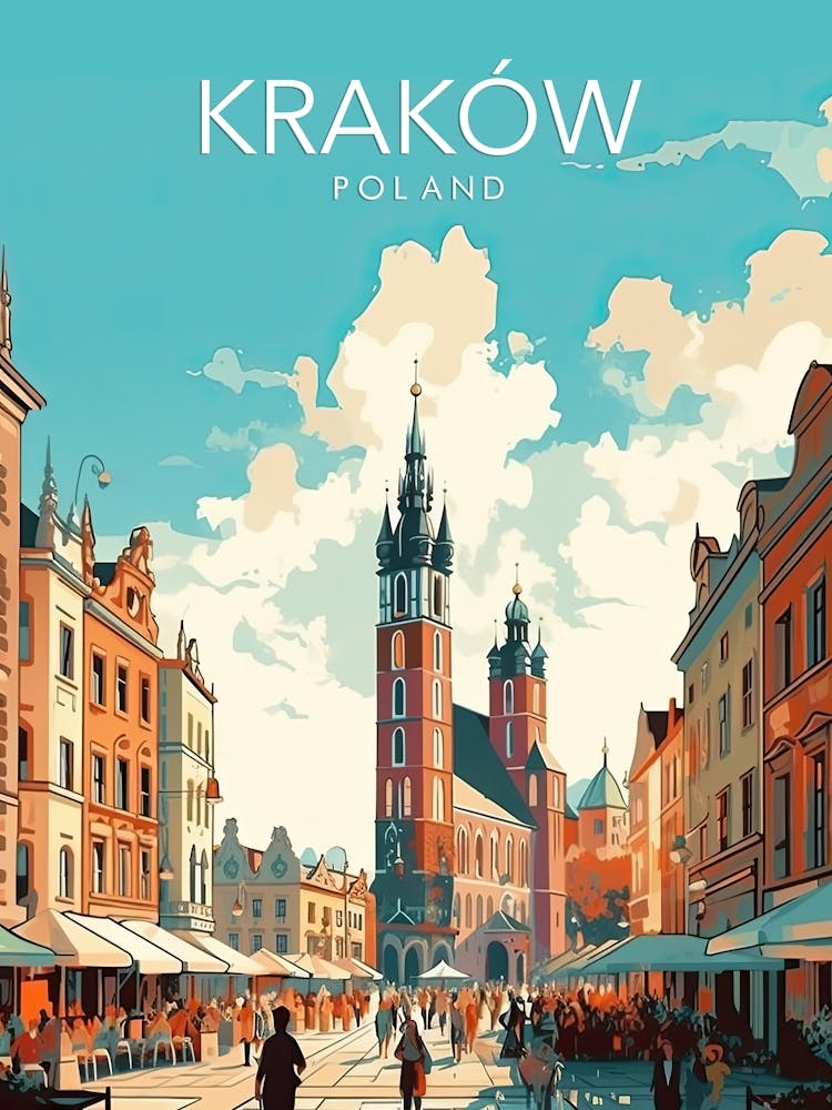 Krakow | | Modern Poster