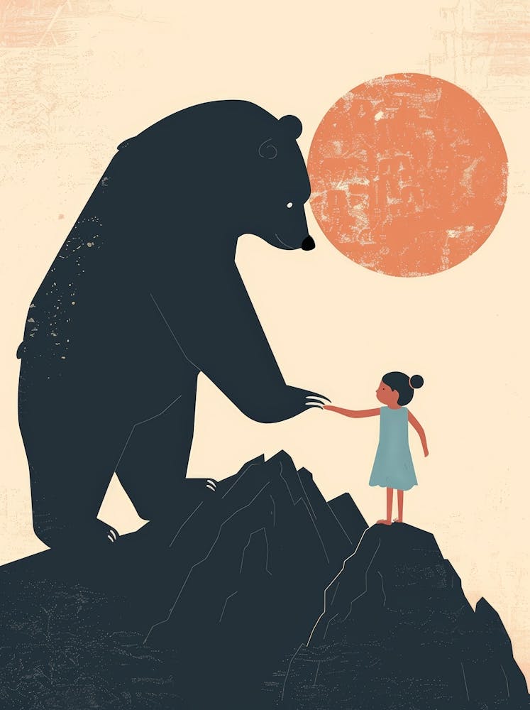 Bear And Girl