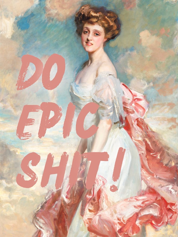 Do Epic Shit Vintage Altered Art